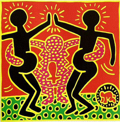 Keith Haring Lithograph Coa Signed Numbered With Certified Pencil
