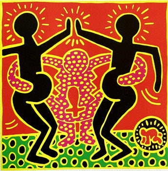 Keith Haring Lithograph Coa Signed Numbered With Certified Pencil