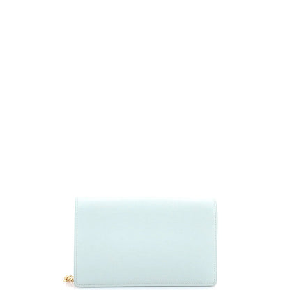 Gucci Script Logo Chain Wallet Leather Small