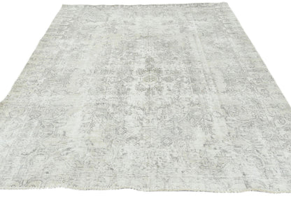 Hand-Knotted Antique Oriental Rug Floral Design