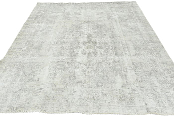 Hand-Knotted Antique Oriental Rug Floral Design