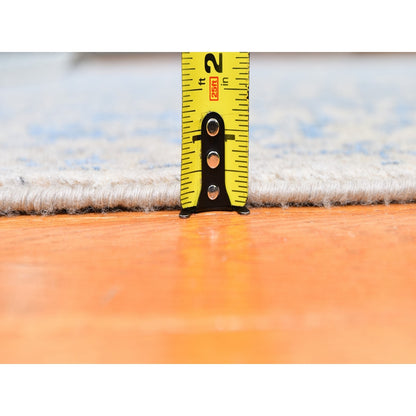 5'10"X9' Jacquard Broken Cypress Tree Design Silken Thick And Plush Rug