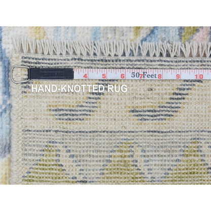 6'1"X8'8" Colorful Hand Knotted Anatolian Village Inspired Wool Rug