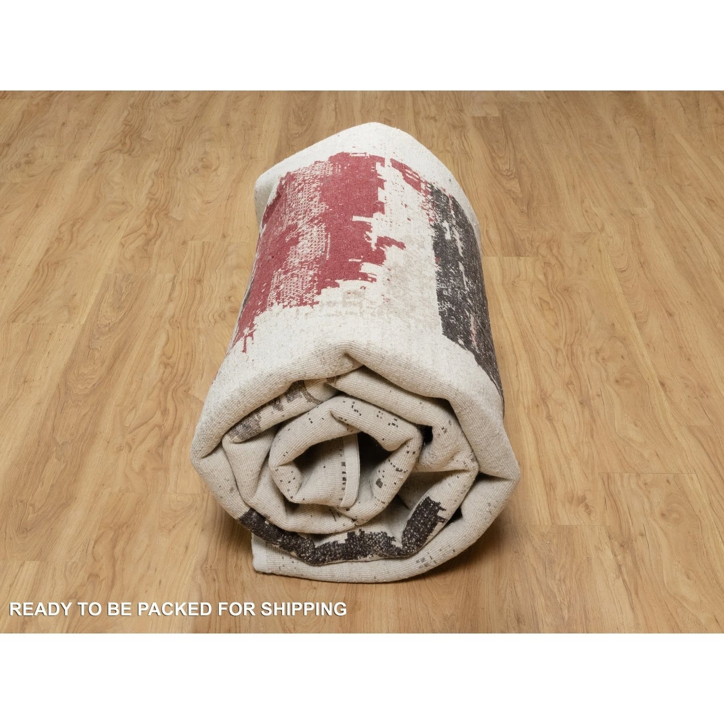 9'X12' White Modern Lori Buft Gabbeh 100% Wool Hand Knotted Oriental Rug
