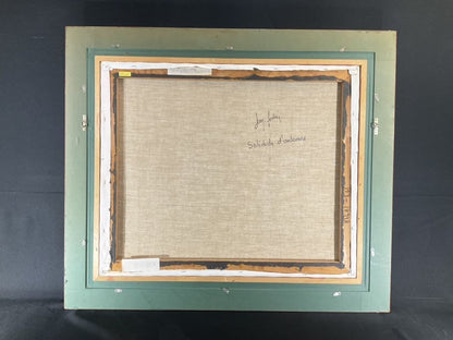 Jean Godin "Solitude Dautomne" Original Oil Painting On Canvas Signed 20F