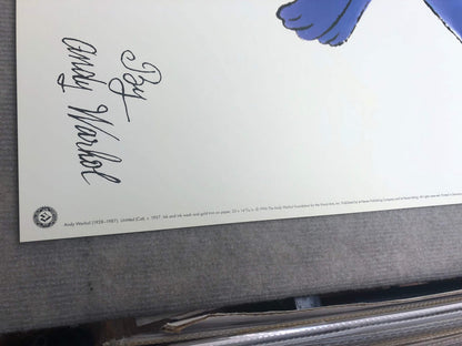 Andy Warhol Cat (Blue) " Poster Pop Art