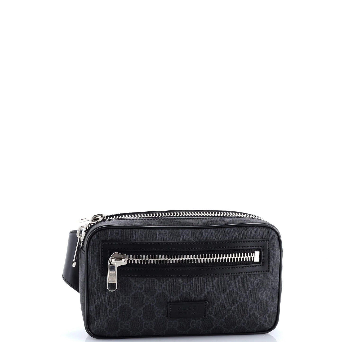 Gucci Soft Zip Belt Bag Gg Coated Canvas Small