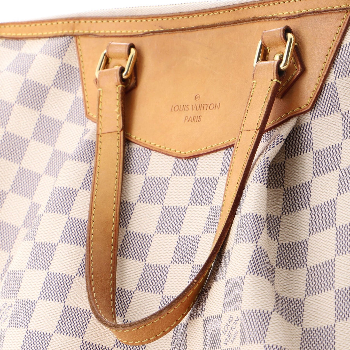 Louis Vuitton Siracusa Handbag Damier Gm