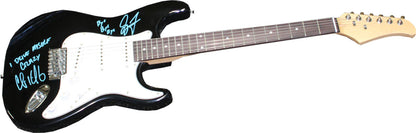 Joey Fatone & Chris Kirkpatrick Autographed Nsync Electric Guitar (Jsa)