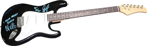 Joey Fatone & Chris Kirkpatrick Autographed Nsync Electric Guitar (Jsa)