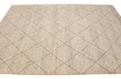 6X9 Ft Handmade Moroccan Oriental Rug Geometric