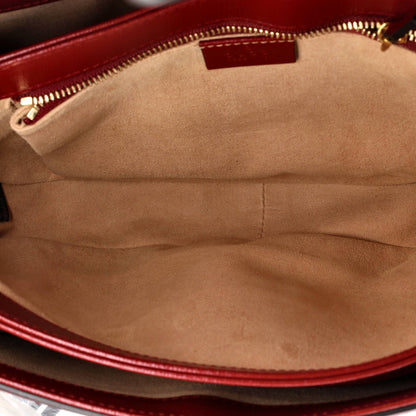 Small Gucci Horsebit 1955 Shoulder Bag GG Coated Canvas with Leather