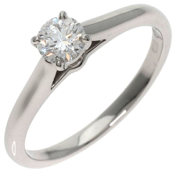 Cartier Ring Solitaire Diamond # 47 Platinum Pt950