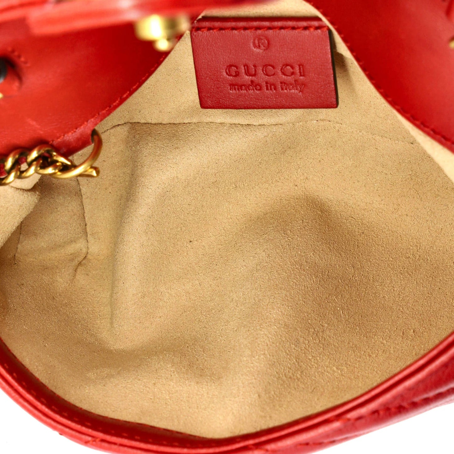 Gucci Gg Marmont Flap Bag Matelasse Leather Super Mini