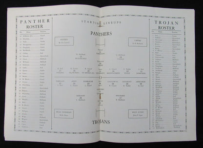 Vintage 1930 Pittsburgh Vs. So. California Ncaa