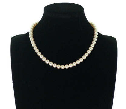 Tasaki Necklace Akoya Pearl Pearl 7.5-8.0Mm Silver
