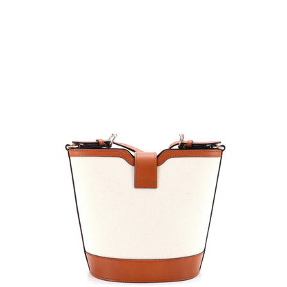 Gucci Web Ophidia Bucket Bag Canvas With Leather Mini