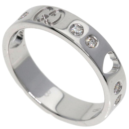 Gucci   Ring Amor Heart 10P Diamond #8 K18 White