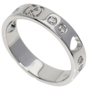 Gucci   Ring Amor Heart 10P Diamond #8 K18 White