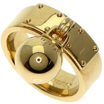Tiffany&Co. Hardware Ball Dangle Ring K18 Yellow