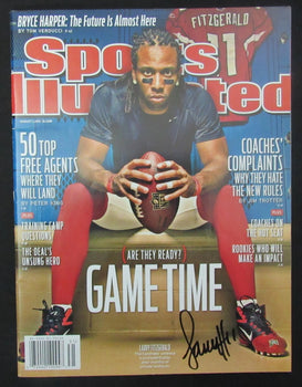 Larry Fitzgerald Signed 2011 Sports Illustrated