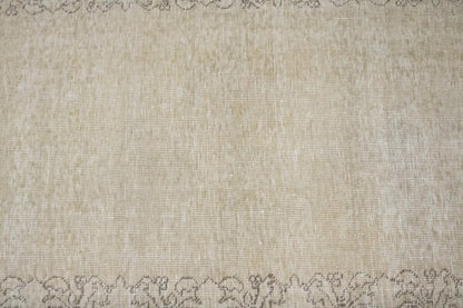 Hand-Knotted Antique Oriental Runner Rug Muted
