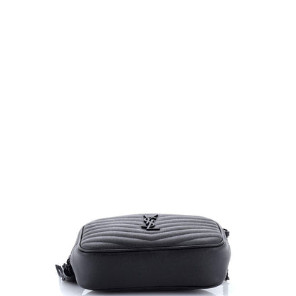 Saint Laurent Lou Camera Bag Matelasse Chevron Leather Mini