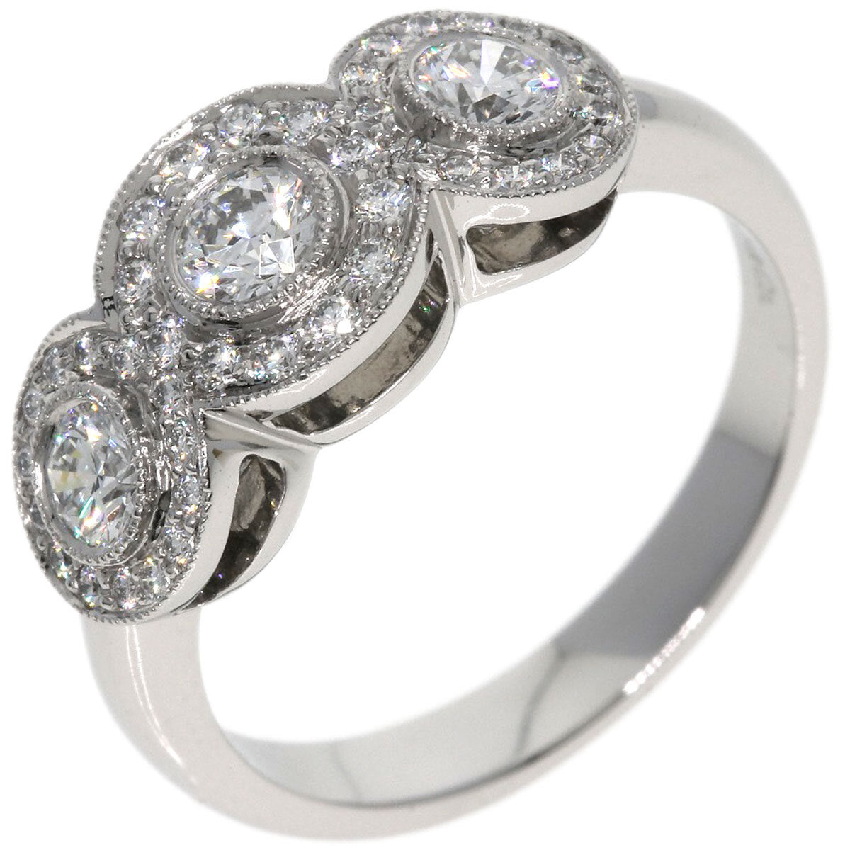 Tiffany&Co. Ring Circlet Diamond Platinum Pt950