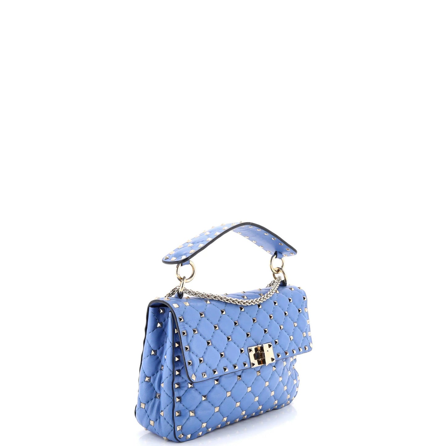 Valentino Garavani Rockstud Spike Flap Bag Quilted Leather Medium