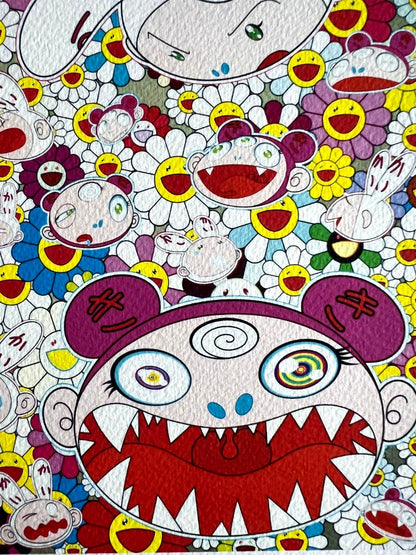 Takashi Murakami Lithograph Mori Art Coa Numbered Limited 200 Exe