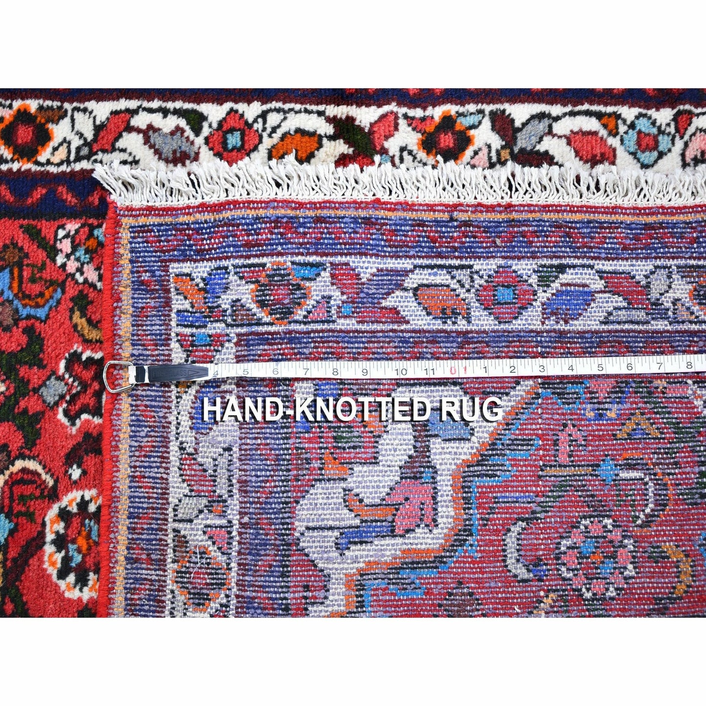 3'6"X5' New Farsian Amadan Small Flower Medallion Wool Hand Knotted Rug