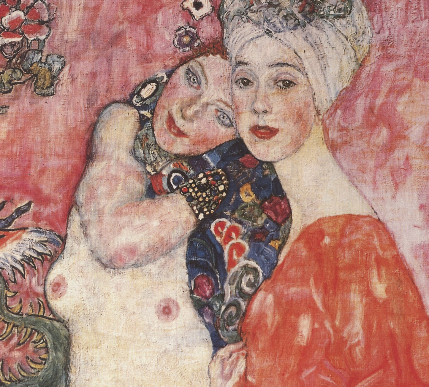 Gustav Klimt The Girlfriends " Offset Lithograph