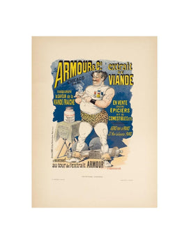 Original Vintage Poster Armour For Affiches Illustrees 1896