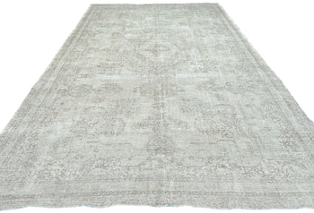Extra Large Distressed Vintage Oriental Rug Muted