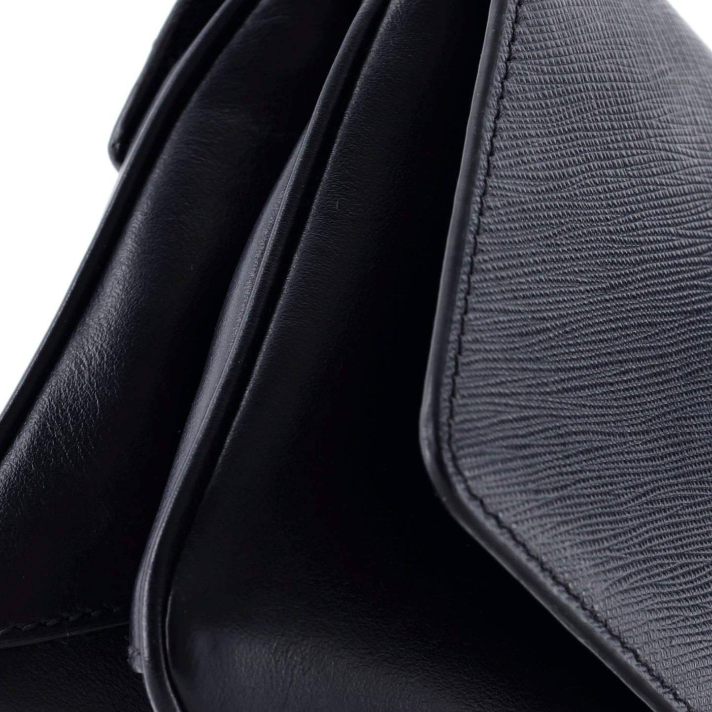 Prada Chain Flap Crossbody Bag Saffiano And Soft Calf Small