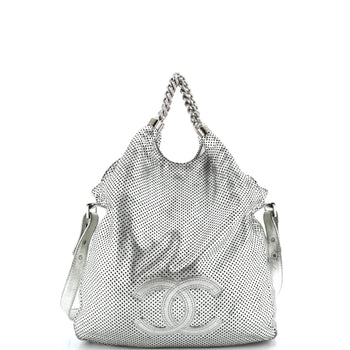 Chanel Rodeo Drive Hobo Perforated Leather Medium