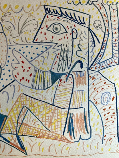 Pablo Picasso (Lithograph Signed Coa) Numbered In Pencil Limited