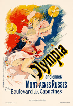 Olympia Montagnes Russes Jules Cheret For Les Affiches Illustrees 1896