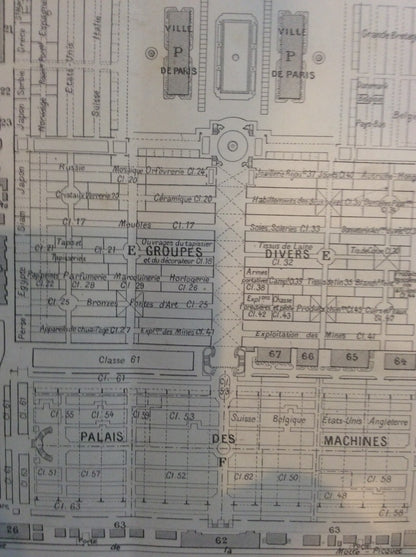 Paris Exposition Universelle 1889 Gallery Of Machines Installation Engraving