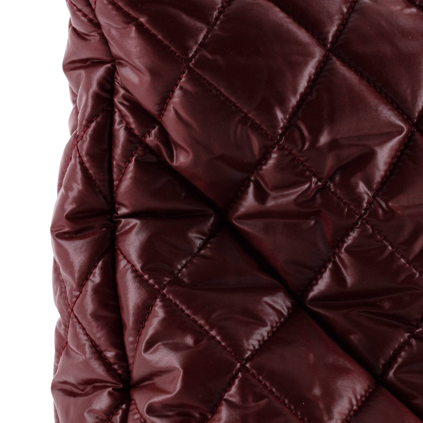 Chanel Coco Cocoon Flat Tote Quilted Nylon With Leather Large