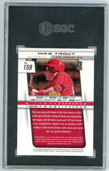 Mike Trout 2013 Panini Prizm #159 Sgc Mt 10