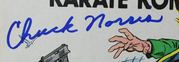 Chuck Norris Autographed Comic Book July 4, 1987