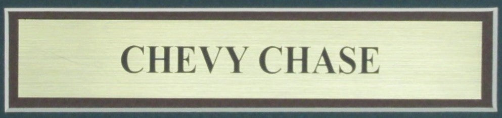 Chevy Chase Signed/Auto "Caddy Shack" Pin Flag W/ Photos Framed Jsa 189733