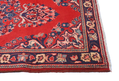 2'2X3'8 Ft Handmade Oriental Area Rug Red Tribal