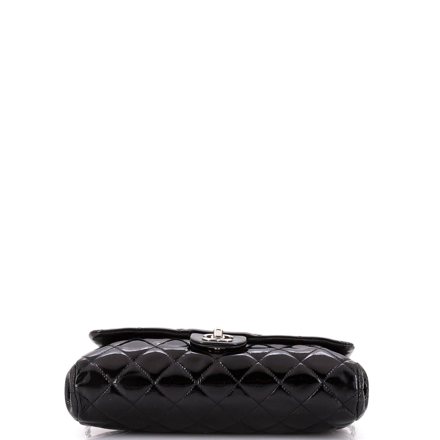 Chanel Clutch With Chain Quilted Patent