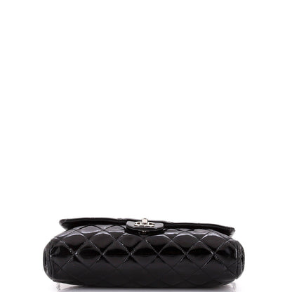Chanel Clutch With Chain Quilted Patent