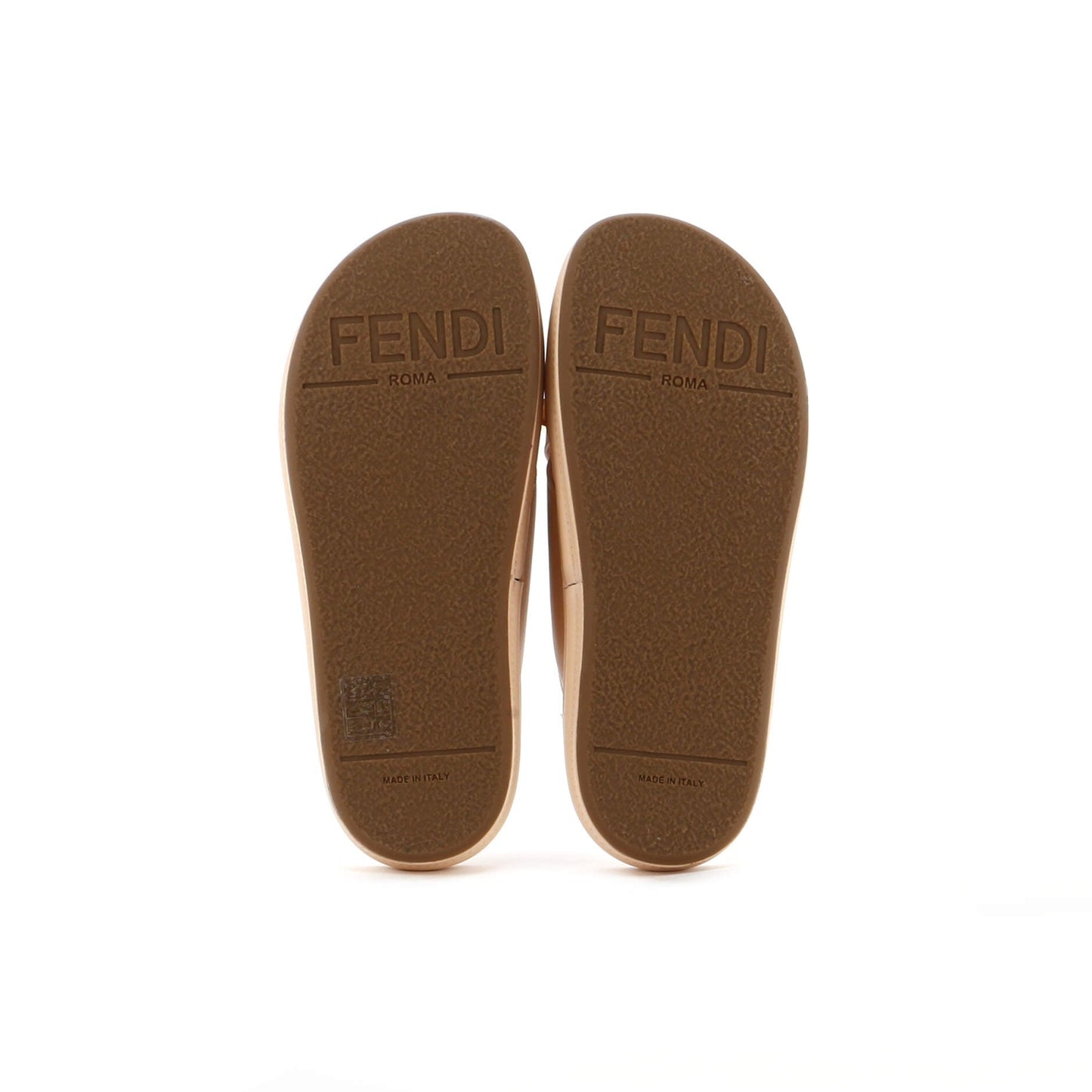 Fendi Women'S Fendigraphy Slide Sandals Leather
