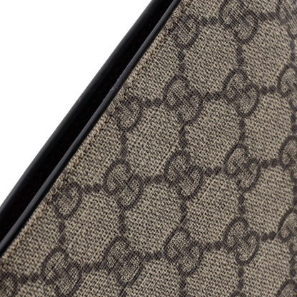 Gucci Neo Vintage Wristlet Pouch Gg Coated Canvas