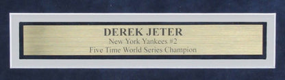 Derek Jeter Hof Autographed 8X10 Photo Collage Yankees Framed 188707