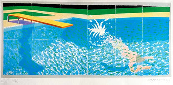 David Hockney Lithograph Coa Signed (180 Limited Numbered Edition)